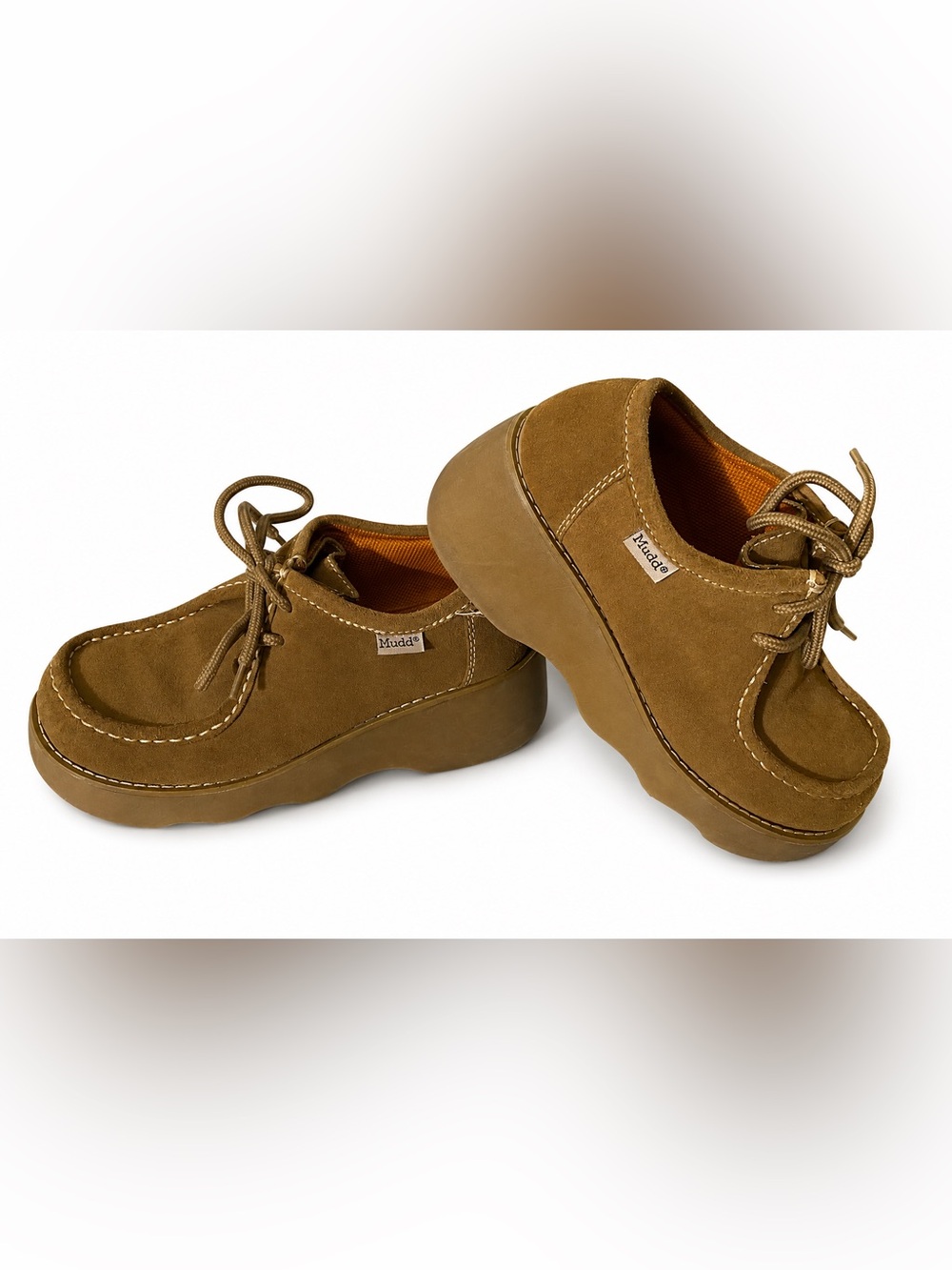 Mudd Lace Up Chunky Oxford Platform Shoes Size 8-8.5, 90’s Y2K